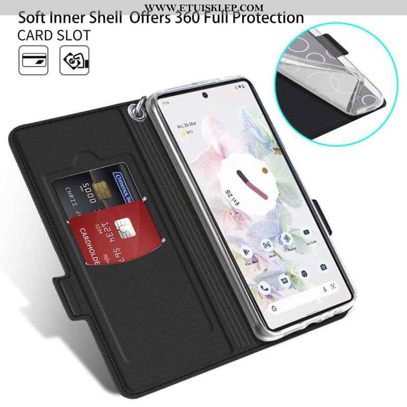 Etui Folio do Google Pixel 7 Pro Kolorowe Chmury